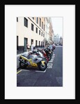 Motorcycle parking area, London 1999 by Unknown
