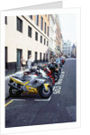 Motorcycle parking area, London 1999 by Unknown
