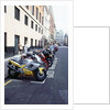 Motorcycle parking area, London 1999 by Unknown