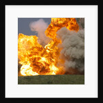 Car explosion by Unknown