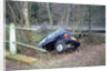Fiat Uno crashed in to ditch by Unknown