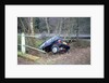Fiat Uno crashed in to ditch by Unknown