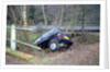 Fiat Uno crashed in to ditch by Unknown