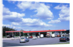 Petrol Station at Rownhams Services on M27 Motorway by Unknown