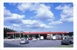 Petrol Station at Rownhams Services on M27 Motorway by Unknown