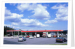 Petrol Station at Rownhams Services on M27 Motorway by Unknown