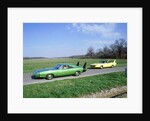 1970 Plymouth Superbird with 1968 Dodge Daytona by Unknown