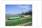 1970 Plymouth Superbird with 1968 Dodge Daytona by Unknown