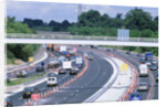 Contraflow system on M27 motorway by Unknown