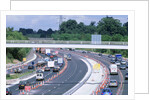 Contraflow system on M27 motorway by Unknown