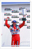 Matt Neal, Nissan driver, celebrates victory, 1999 British touring cars by Unknown