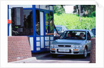 Subaru using toll booth on Itchen bridge, Southampton by Unknown