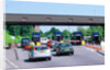 Traffic at toll booths on Itchen Bridge, Southampton by Unknown
