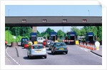 Traffic at toll booths on Itchen Bridge, Southampton by Unknown