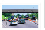Traffic at toll booths on Itchen Bridge, Southampton by Unknown