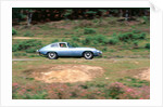 1965 Jaguar E type with smiling driver by Unknown