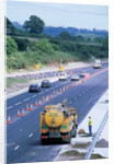 Roadworks on M27 Motorway by Unknown