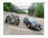 1991 Bentley Turbo R and 1930 Bentley 4.5 blower at Brooklands by Unknown