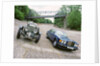 1991 Bentley Turbo R and 1930 Bentley 4.5 blower at Brooklands by Unknown