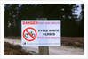 No cycling-Foot and Mouth closure 2001. New Forest by Unknown