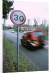30 mph speed limit sign by Unknown