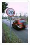 30 mph speed limit sign by Unknown