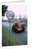 30 mph speed limit sign by Unknown