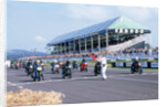 Goodwood revival meeting. Motorcycle race starting grid by Unknown