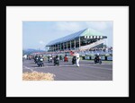 Goodwood revival meeting. Motorcycle race starting grid by Unknown