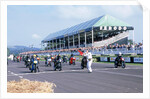 Goodwood revival meeting. Motorcycle race starting grid by Unknown