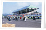 Goodwood revival meeting. Motorcycle race starting grid by Unknown
