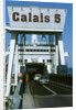 Cars boarding ferry at Calais by Unknown