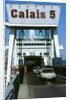 Cars boarding ferry at Calais by Unknown