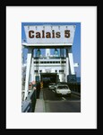 Cars boarding ferry at Calais by Unknown