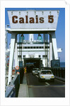 Cars boarding ferry at Calais by Unknown