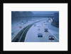 M27 Motorway in poor weather by Unknown