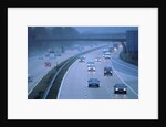 M27 Motorway in poor weather by Unknown