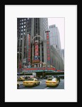 New York street scene,Radio City music hall by Unknown