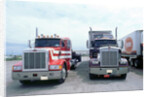 American Trucks at Truckstop in USA by Unknown