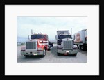 American Trucks at Truckstop in USA by Unknown