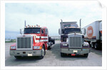 American Trucks at Truckstop in USA by Unknown