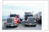 American Trucks at Truckstop in USA by Unknown