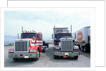 American Trucks at Truckstop in USA by Unknown