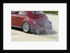 VW Beetle Burning out by Unknown