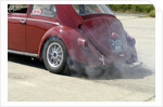 VW Beetle Burning out by Unknown