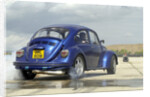 VW Beetle Burning out by Unknown