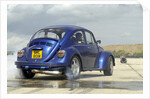VW Beetle Burning out by Unknown