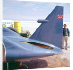 Donald Campbell examines Bluebird, Lake Eyre, Australia, 1960s by Unknown