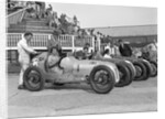 Austin 7 works team, Brooklands 1937 by Bill Brunell