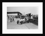 Kay Petre in an Austin 7 works team racing car, Brooklands, 1937 by Bill Brunell